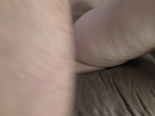 Old lover cumming inside my wifes pussy very fast! Filling her with fresh cum!