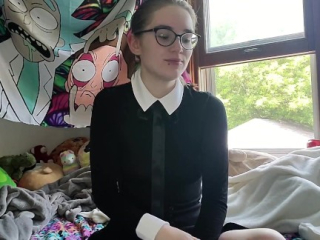 Roleplay: Religious School Girl Smokes and Shows You Her Strange Dildo – Izzy Hellbourne