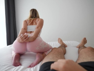 naughty step sis seduced step bro just to take his protein before gym