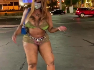 Super BOOTY HOE Vegas Crazy CAR Sucking Fucking 11″ D!CK