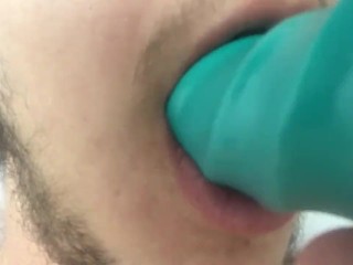 FtM Dildo Blowjob