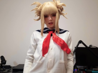 Hungry Himiko Toga from the League of Villains loves to get fucked and cum all over her pretty face