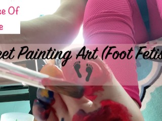 Feet Painting Art (foot fetish) 👣 – GlimpseOfMe