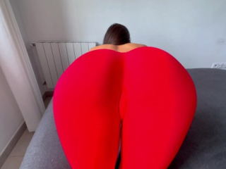 Pull Down My Leggings And Drain Every Last Drop Of Cum To Moisturize My Big Ass