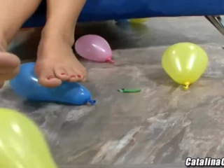 Arianna Jay fucked silly by Mr Pete and plays with balloons