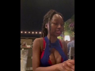 cam girl mukbang Jamaica carnival 2024 // IHAE JA #short