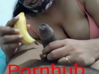 Banana with suck