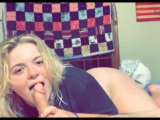 BBW Sucks Big Cock