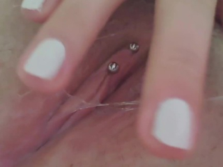 my pussy gets extremely  wet and juicy after I play with my clit.