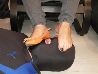 How smell my flats and my feet after work  – latinafeet386