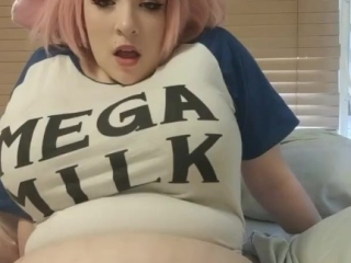 Chubby cowgirl rides your dick (POV)