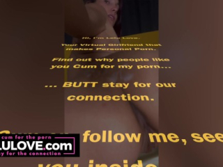 Babe showing off HUGE cumshot on doggystyle ass then spreading & tease denial asshole pussy peeks with findom – Lelu Love