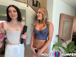 HouseHumpers Wife and Agent Threesome Compilation