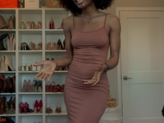 Sexy Lingerie Try Haul From Beautiful Ebony