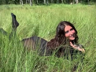 A Goddess in the grass.