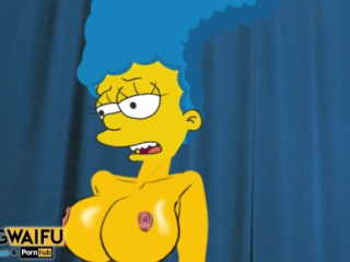 MARGE SIMPSON milf 2D Cartoon Real Waifu #5 riding Big ANIMATION Ass Booty cartoon Cosplay SIMPSONS