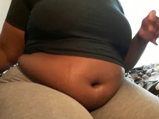 Belly stuffing bbw eating cupcakes