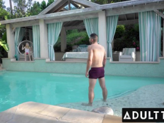 ADULT TIME – Kinky Babysitter Chloe Cherry Wanted Me To Raw Dog Her Ass By The Pool