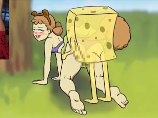 SpongeBob and Sandy having secret sex ANIMATED 4K FHDD