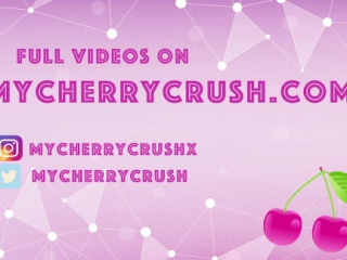 Cherry Crush – Cosplay Anime girl with cute booty gives Blowjob and anal