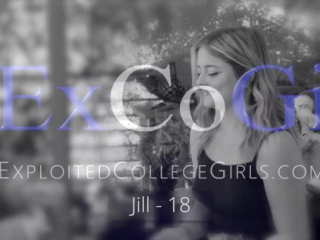 EXCOGI – All Natural College Beauty Jill Gets Her First Facial On Camera!