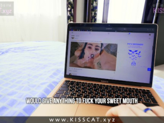 Kisscat’s Fan Sold his Soul for Blowjob of Favorite Pornstar / Kisscat.xyz