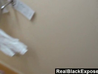 RealBlackExposed  Ebony Chick Sucks Cock In