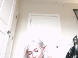 Busty Elf Sneaks Into Your Room and Rides Your Dick