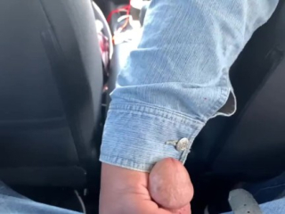 Black BBW sucks Daddy’s cock while wife drives, shows big tits