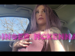 Horny as FUCK on Lunch Break | ALMOST CAUGHT PLAYING WITH CLIT IN CAR | Tight Shaved Pussy