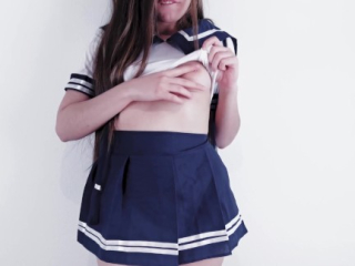 Horny Japanese Schoolgirl Enjoy Fuck – Huge Cumshot On Ass