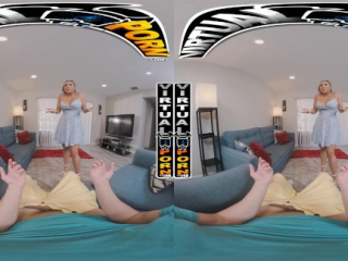 VIRTUALPORN – Curvy Latin MILF Carmela Clutch Stays On Top Of Stepson And Shows Him Some Tough Love #VR