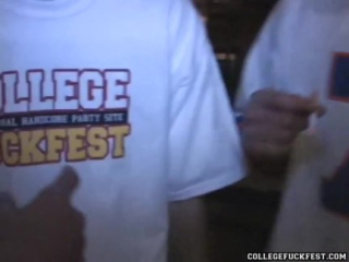 College party turns into interracial fuck fest