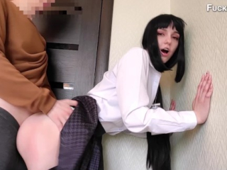 Jabami Yumeko pays with anal and cum in mouth