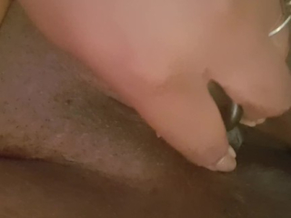 Teasing this pretty pussy for later. Not allowing myself to cum