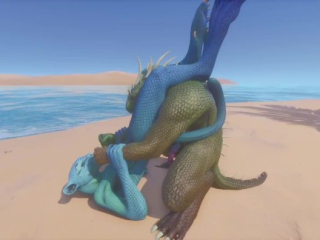 Wild Life / Scalie Porn on the Beach