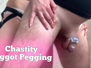 DOMINATRIX PEGGING CHASTITY FAGGOT