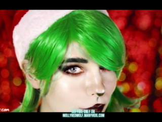 Grinch. Hot Christmas Creampie – MollyRedWolf