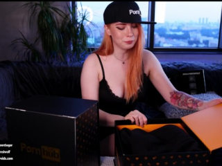 500K! Pornhub gifts Unboxing and Oral Creampie! – MollyRedWolf